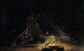 Camp Fire Realism painter Winslow Homer